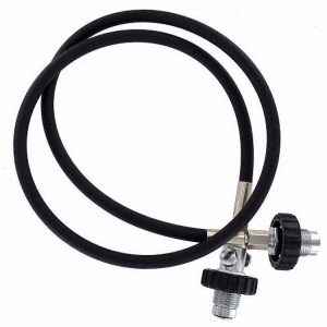 Best Divers Diving Tank overflow hose 300 Bar DIN