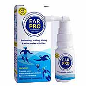 Spray auriculaire Taucher Earpro idéal pour la plongée et les sports nautiques.