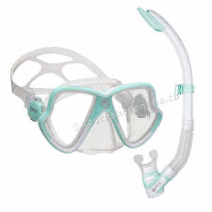 Dive Mask X Vision Snorkelset MID 2.0 with Snorkel Rebel splash