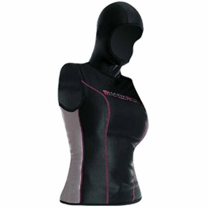 Sharkskin Chillproof vest with hood Women