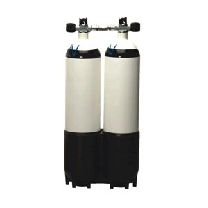 Diving double Tanks  2 x 7 Liter Air Standard